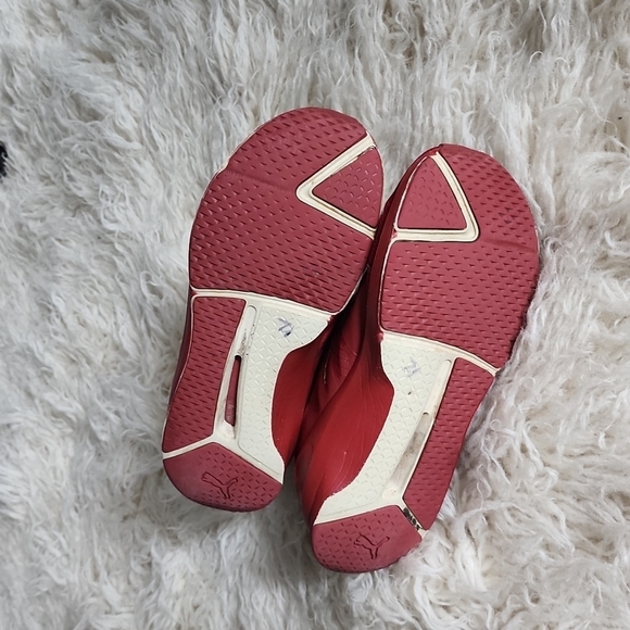 Puma Rubber Fierce Core Mono High Pull On Unisex Sneakers Red - Picture 11 of 14